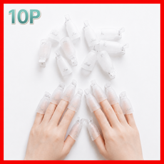 하이브 젤네일 리무버 쏙 오프 클립 1개 (10pcs) 쏙오프 캡, 1세트, 투명 화이트