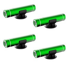 HHXS 자동차 안전 해머 비상 탈출 도구 1초 윈도우 브레이커 안전벨트 커터 유리 생명을 구하는 아티팩트-(빨간색), 4*Green