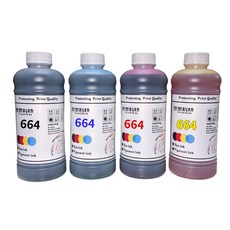 優墨科技 獨家500ml空瓶 相容EPSON T664/T672墨水 L120/L355/L565/L550系列印表機適用, 四色一組 500ml (打統編請備註), 1個