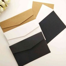 편지봉투 검정종이봉투