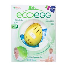 英國ECOEGG 環保智能潔衣蛋 (720次洗滌), 粉黃無香, 1個