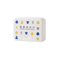 吸貓室 旅行洗衣片 洗衣精 洗衣泡泡紙 25片盒裝 洗衣片 洗衣紙 洗衣粉 洗衣服 旅行洗衣 外出洗衣 洗衣, 1個, 旅行洗衣片（25片裝）, 25片