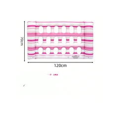 풍선 물 침대 PVC 플로팅 라운저 에어 매트리스 워터 해먹 플로트 선 수영장 홈 액세서리, 01 AS