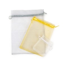 어썸만물상 포장용 망사 주머니 답례품포장, 화이트 7x9, 1개