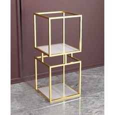 골드 거실 인테리어 선반 화분 가방 진열장 욕실 수납, 1개