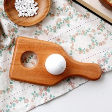 계란 보관 나무 에그트레이 원목 달걀 홀더, 1개