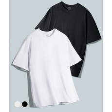 UNTAPPED STUDIO 퓨어코튼 빅 오버핏 20수 반팔 티셔츠 2 COLOR 275836