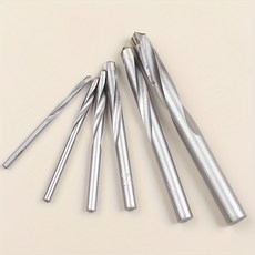 고강도 정밀가공 초경합금 드릴 비트 6종 세트, 실버