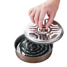 大豪哥選物 安全帶蓋防火加高蚊香盒 蚊香盒 蚊香架 不銹鋼蚊香盤 附蓋, 銀色