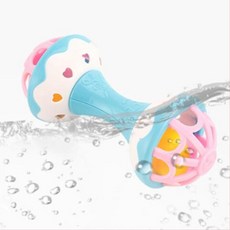 강아지 말랑촉감 구멍난 딸랑이 아령 강아지장난감 애착형성