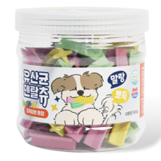 푸디 더특별한식탁 유산균 덴탈츄 강아지 간식 껌, 1개, 300g, 알록달록 맛조합 콤보