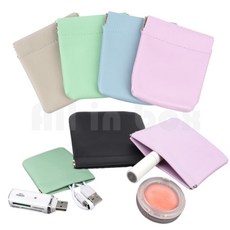 휴대용미니파우치 도장지갑 USB파우치, 소 - 블루