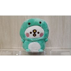 恐龍造型絨毛小零錢包, 綠色恐龍, 1個