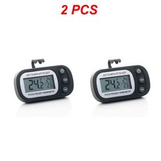 1/2PCS 냉장고 온도계 습도 방지 전기 디지털 모니터 LCD 디스플레이, [02] Thermometer A 2pcs, 01 CHINA