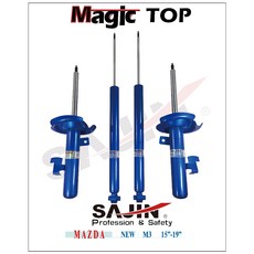 SAJIN Magic TOP MAZDA M3 15-19 12段阻尼可調改裝避震器, 1個
