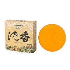 SIMISI 思密仕 沉香檀香手工皂 70g 多功能潔膚皂 溫和滋潤 深層清潔, 1個