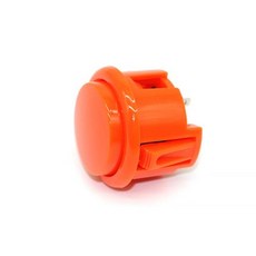 아케이드 푸시 버튼 PC 클릭 사운드 30MM DIY USB 게임 스위치 스타일 24MM 교체, Orange 30mm