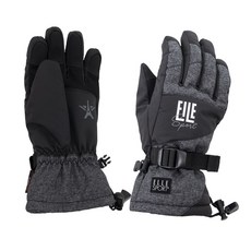 [엘르스포츠] 겨울 스키 보드 장갑 등산 캠핑 방한용품 주니어 성인용 E2301, 성인_E2301_멜란지그레이_L, 1개