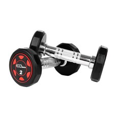 에코스포츠 고중량 12각 파워 덤벨 아령, 2개, 2kg