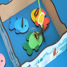 가온로그 겨울 얼음 낚시 놀이 키트 유치원만들기, 얼음낚시장난감