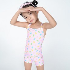 알앤엘 스위트 젤리 V백 여아 2부 수영복