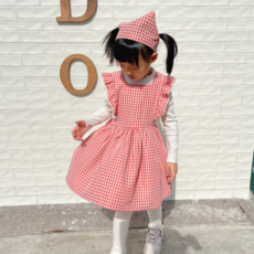 李老師市場幼兒公主圍裙罩套組一件式烹飪活動