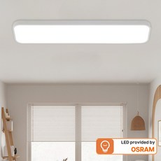 오스람 LED 뉴 시스템 욕실등 조명 플리커프리 30W (설치설명서 포함 ), 화이트