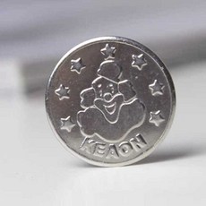 오락실 코인 뽑기 소형 동전 문방구 인형 게임기용 토큰, 크라운 24.2MM 스테인리스(1000개), 1. 클라운 24.2MM 스테인리스 1000개