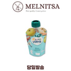 프루토냐냐 사과퓌레 위드 쿠키, 3개, 90g, [009308] 사과퓌레 위드 쿠키