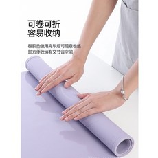 矽膠揉麵墊 不沾案板烘焙墊 防滑桿麵墊, 1個, 60*40