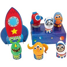 Fun Express Outer Space Scene 달걀 장식 공예 키트 - 1개