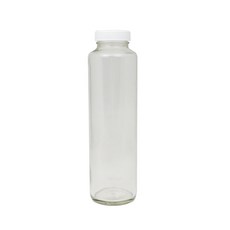ZERO原點居家 果酒瓶 600mL 玻璃密封瓶 帶蓋 (12入), 1個, 白蓋