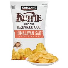 Kirkland Signature 粉紅鹽薯片 波浪切片, 907g, 1個
