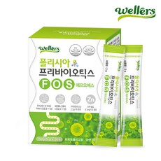 폴리시아 프리바이오틱스 FOS 프락토올리고당 3.5g 아연함유 유익균 증식 배변활동 원활 장 건강기능식품 30포 웰러스, 2개, 30회분