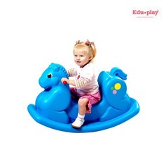 아기흔들말 3살 유아 아기 완구 장난감 놀이 흔들 말타기 파랑