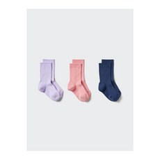 [국내배송] 유니클로 KIDS삭스3P B E474858-000-00