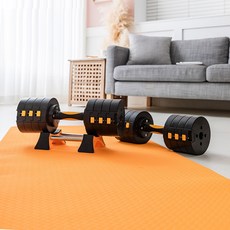 집콕스포츠 무게조절 덤벨, 22kg, 1개