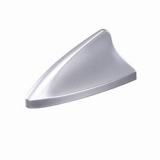 鯊魚鰭天線 汽車車頂裝飾天線 鯊魚鰭造型 收音機天線 強波天線, 飛度絲緞銀【標準型】, 1個