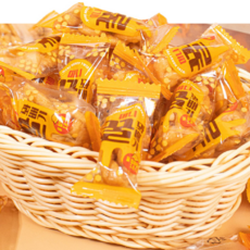 자연e랑 달콤 고소 꿀맛 미니 꿀꽈배기 오리지널맛 개별포장 옛날과자 부모님 명절 사무실 간식, 2개, 400g