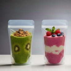 소부니 투명 스탠드 지퍼백 스탠딩 봉투, 미니(XS), 1개, 100개입, 10 x 15cm