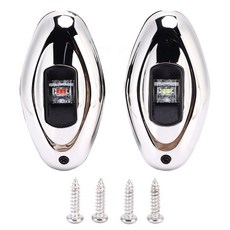 보트 LED 다기능 조명 램프 방수 IP66 요트 스케이터 해양 폰툰용 항해 DC12V, As pictures shown, 1개, As pictures shown