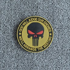 크로스핏 중량조끼 511택티컬 딥스 포함 블랙 스티커 국기 플레이트 택티컬, 1kg, 강옐로우 20 퍼니셔골드