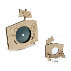 DIY 편광 상자 만들기 슈뢰딩거의 고양이 양자 과학 체험 과학교구 과학실험 실험세트, 1개