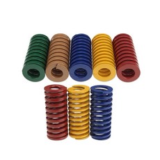 LY 1PCS 나선형 코일 금형 릴리스 스탬핑 스틸 스프링 압력 압축 OD20MM ID10MM, Blue, 20 x 10 x 25mm, 1개