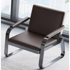 대기의자 약국 로비 미용실 등받이 쇼파 병원 휴게실, 1.브라운 1인용