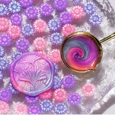 봉투 봉인 스탬프 왁스 알 초대장 혼합색상 100개 1팩, 1개, 16