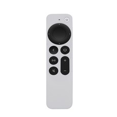 【DAYA】Apple TV 2/3代 遙控器保護套 加厚矽膠防摔 全包覆含掛繩, 白色, 1個