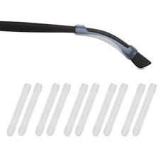 안경다리 실리콘 보호 커버 슬리브 투명 고정형 3쌍 (6개입)