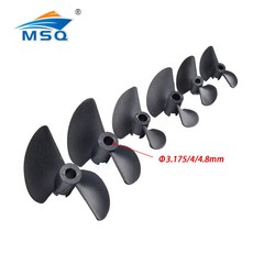 RC 보트 나일론 샤프트용 45 프로펠러 8MM 블레이드 30 나사 47MM 35 38 40 175 32 고강도 D27 프롭, 06 D30x3.17mm, 1개