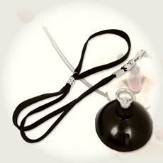 한스밀 강아지 고양이 안전한 목욕 보조 고정 줄 목욕보조기구, 블랙, 1개